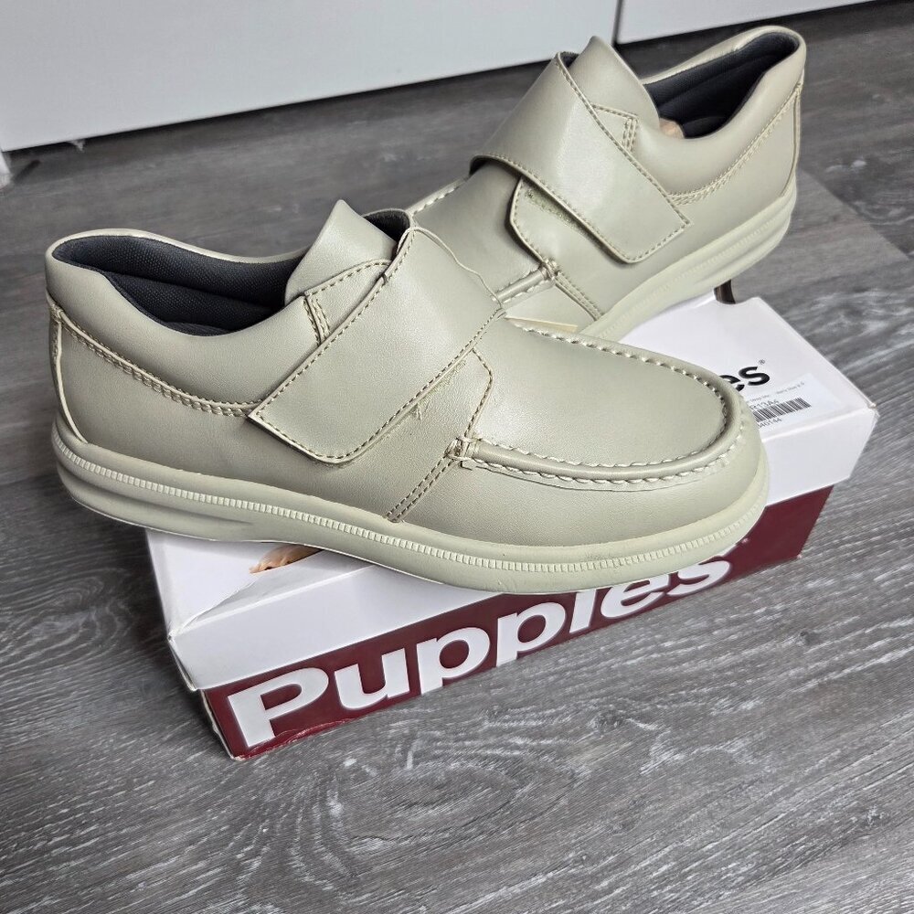 Men's - NIB Hush Puppies Gil Leather Slip-On Sneakers - Size 9.5 PDAC Approved